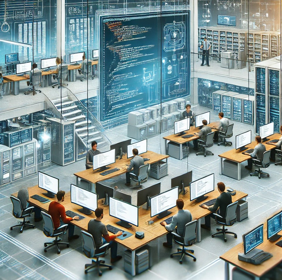 Programadores trabajando